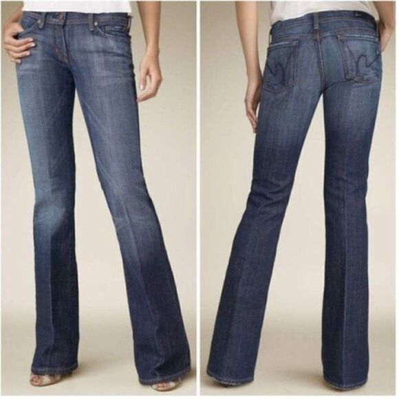 Citizens Of Humanity Ingrid #002 Low Waist Flair Jeans Size 28 - Picture 1 of 11